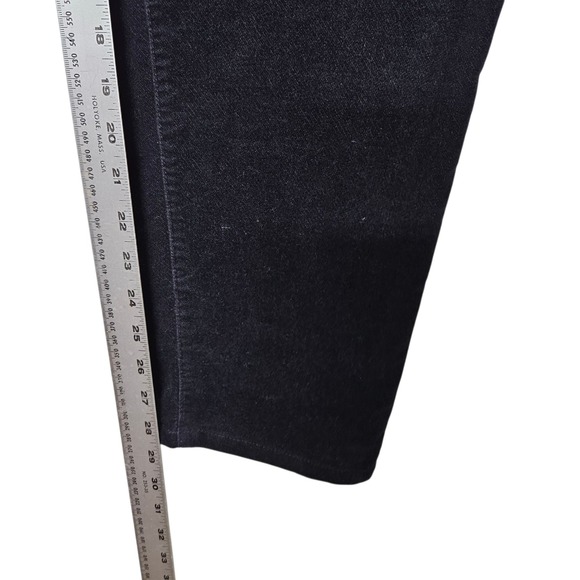 Eileen Fisher Velvet Pants Womens L Large Black Casual‎ Trousers Organic Cotton - Picture 8 of 10